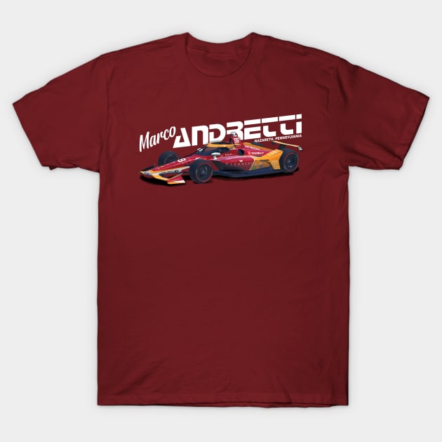Marco Andretti 2021 T-Shirt by Sway Bar Designs